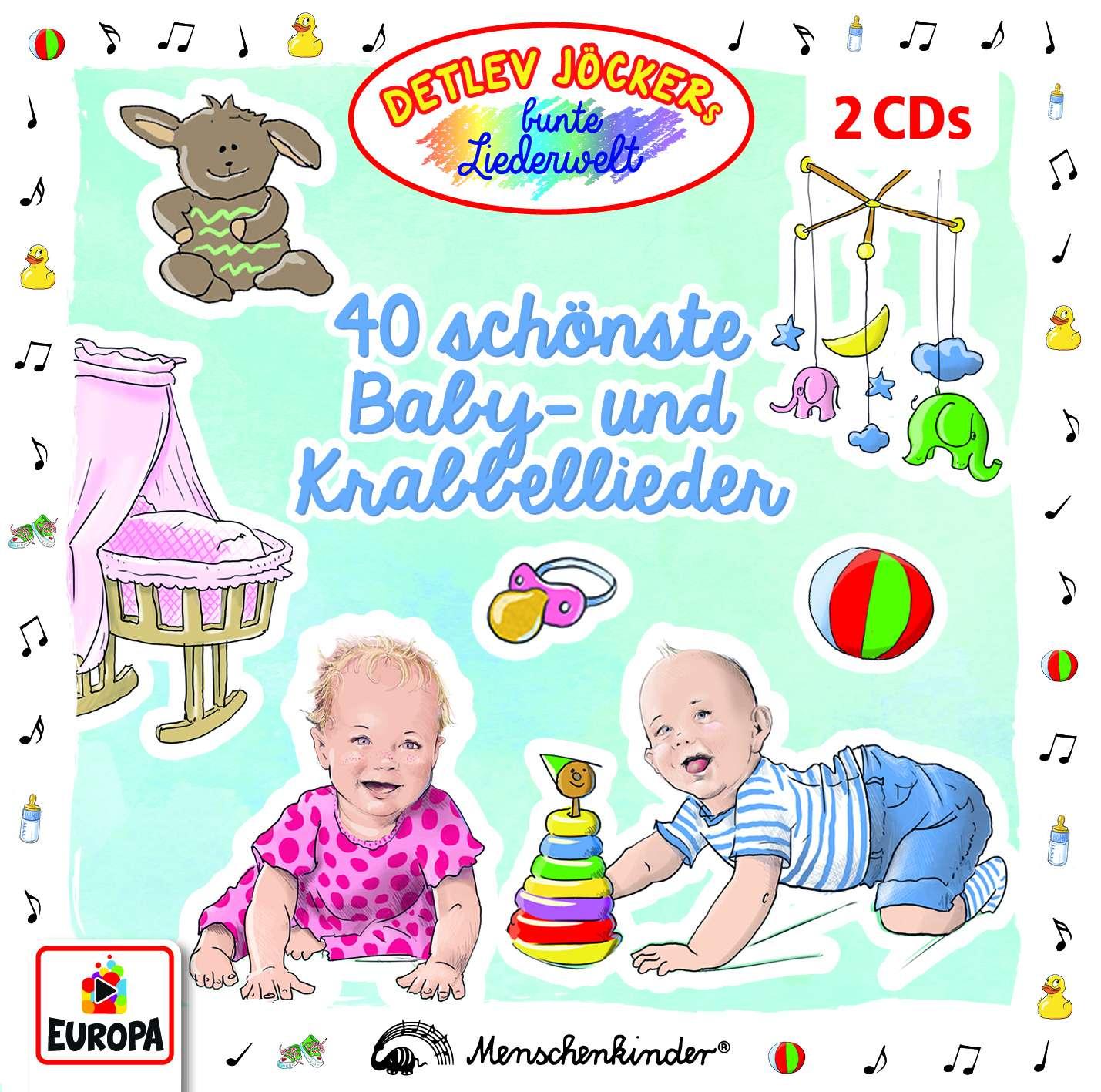 Cover für 40 schönste Baby- und Krabbellieder